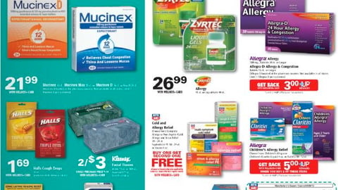 Rite Aid 'Manage Your Symptoms' Feature